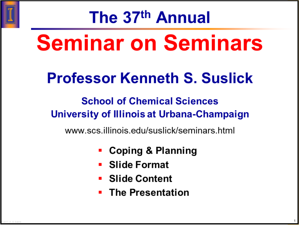 Seminar on Seminars